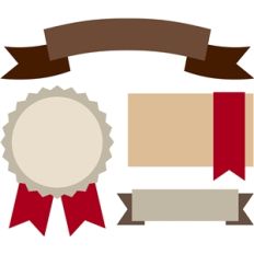 vintage banners and seals