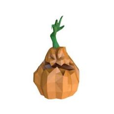 halloween handed pumpkin