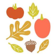 fall sticker set