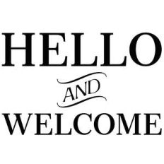 hello and welcome