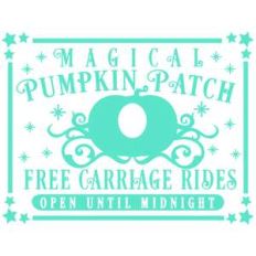 magical pumpkin patch sign