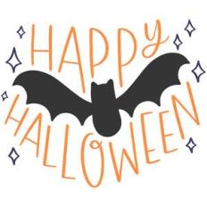 happy halloween bat