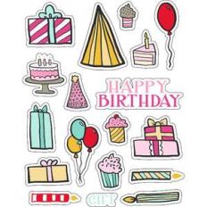 ml hello birthday stickers