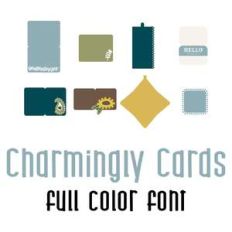 charmingly cards full color font