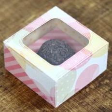 candy box with diagonal cover - 1 candy
