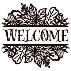 welcome door sign
