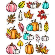 autumn sticker sheet