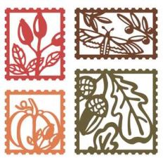 autumn postage stamps