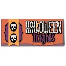 halloween frights long card kit