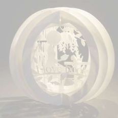 three layered pop up sphere book