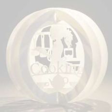 three layered pop up sphere cooking