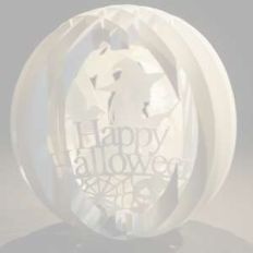 four layered pop up sphere halloween