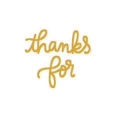 thanks for