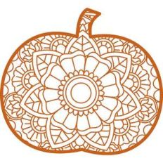pumpkin mandala