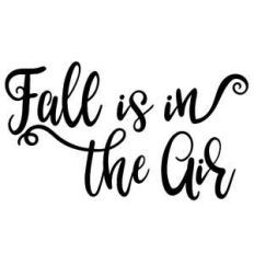 fall is in the air