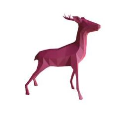 christmas solo deer
