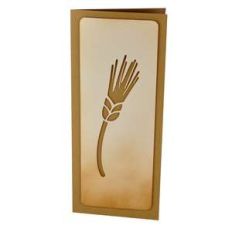wheat slim stencil card