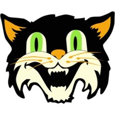 halloween cat face