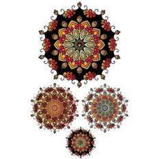 autumn mandala stickers