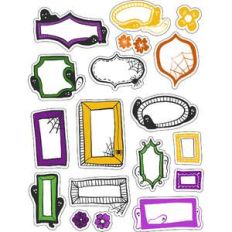 ml halloween frames stickers
