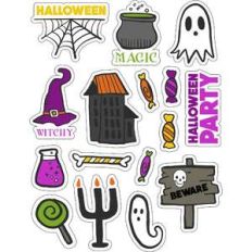 ml halloween pretties stickers