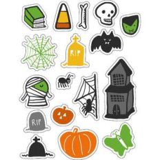 ml scary halloween stickers