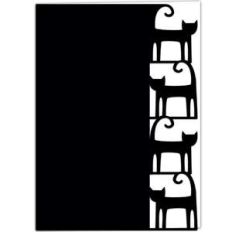 kitty cat lace edged card