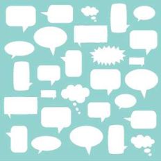speech bubble background