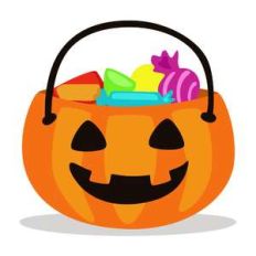 pumpkin with candy