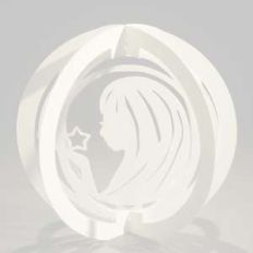 one layered pop up sphere virgo