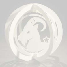 one layered pop up sphere capricorn