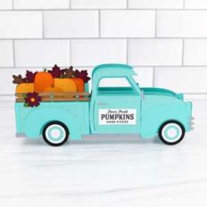 xl box card pumpkin truck