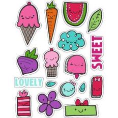 ml kawaii lovely ones stickers