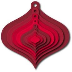 nested stitched ornaments