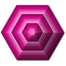 nested stitched hexagons