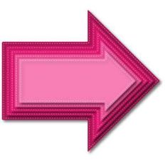 nested stitched arrows
