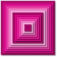 nested stitched squares