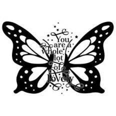 you are a whole lot of lovely butterfly quote