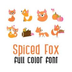 spiced fox full color font