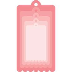 scallop tag nesting set