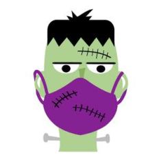 frankenstein with mask