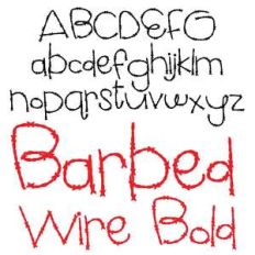 zp barbed wire bold