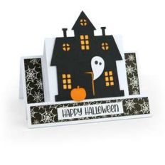 center step card haunted house