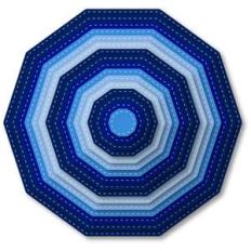 nested stitched decagons