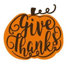 give thanks pumpkin layered