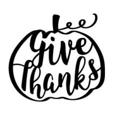 give thanks pumpkin