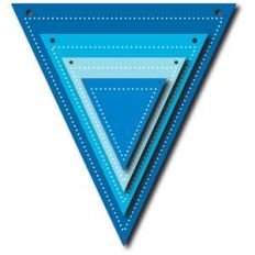 nested eyelet pennants