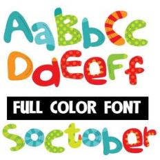 soctober color font
