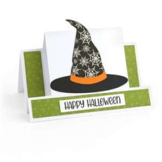 center step card witch hat