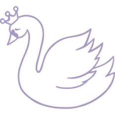 swan with crown